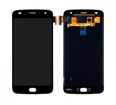 Lcd With Touch Screen For Moto Z2 Play Black By - Maxbhi Com