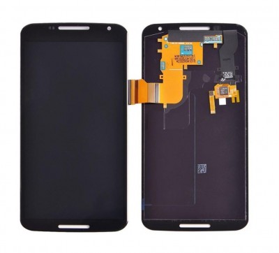 Lcd With Touch Screen For Google Nexus 6 Black By - Maxbhi Com
