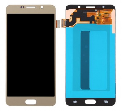Lcd With Touch Screen For Samsung Galaxy Note 5 Gold By - Maxbhi Com