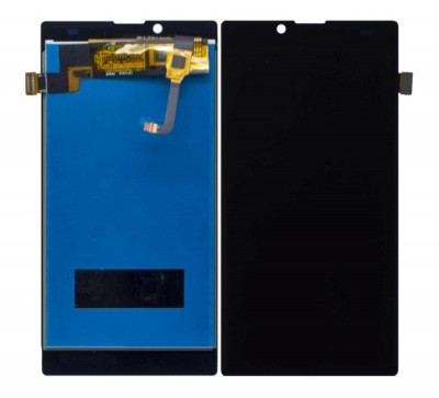 Lcd With Touch Screen For Yu Yuphoria Black By - Maxbhi Com
