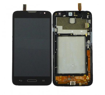 Lcd With Touch Screen For Lg Optimus L70 Ms323 Black By - Maxbhi.com