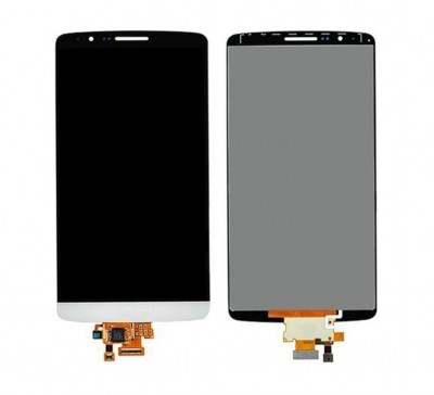 Lcd With Touch Screen For Lg G3 A F410s White By - Maxbhi Com