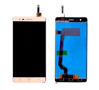 Lcd With Touch Screen For Lenovo K5 Note Gold By - Maxbhi Com