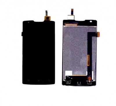 Lcd With Touch Screen For Lenovo A1000 Black By - Maxbhi Com