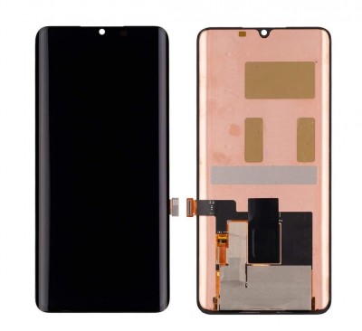 Lcd With Touch Screen For Xiaomi Mi Note 10 Black By - Maxbhi Com