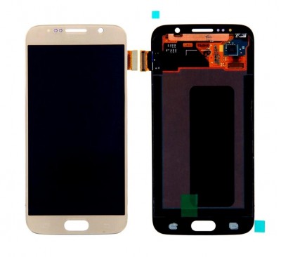 Lcd With Touch Screen For Samsung Galaxy S6 Dual Sim 32gb Gold By - Maxbhi Com