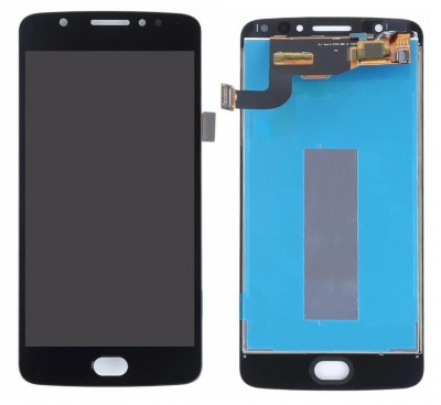 Lcd With Touch Screen For Motorola Moto E4 Usa Black By - Maxbhi Com