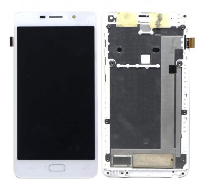 Lcd With Touch Screen For Comio C1 Pro White By - Maxbhi Com
