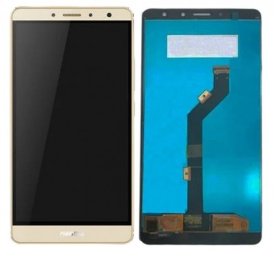 Lcd With Touch Screen For Tecno Mobile Phantom 6 Plus White By - Maxbhi Com