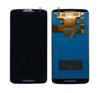 Lcd With Touch Screen For Motorola Moto X Play Dual Sim Black By - Maxbhi Com