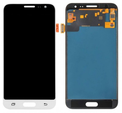 Lcd With Touch Screen For Samsung Galaxy Express Prime White By - Maxbhi Com