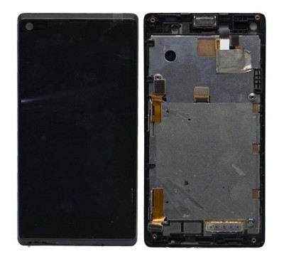 Lcd With Touch Screen For Sony Xperia L Black By - Maxbhi Com