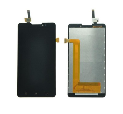 Lcd With Touch Screen For Lenovo P780 Black By - Maxbhi Com