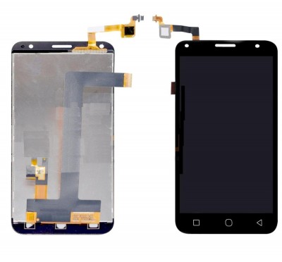Lcd With Touch Screen For Intex Aqua Pride Champagne By - Maxbhi Com
