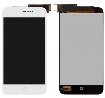 Lcd With Touch Screen For Meizu Mx2 White By - Maxbhi Com