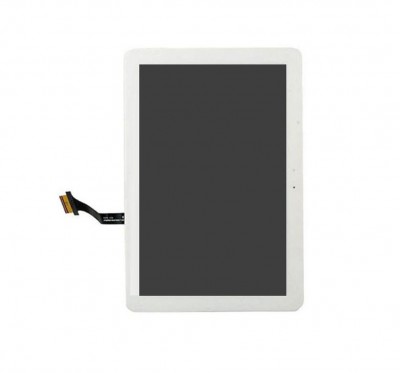 Lcd With Touch Screen For Samsung P7500 Galaxy Tab 10.1 3g White By - Maxbhi.com