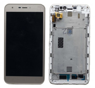 Lcd With Touch Screen For Intex Cloud Q11 4g Champagne By - Maxbhi Com