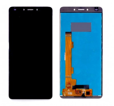 Lcd With Touch Screen For Panasonic Eluga I7 Black By - Maxbhi Com