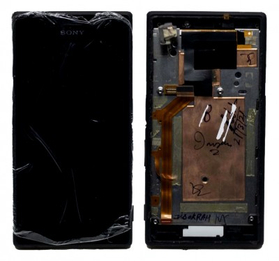Lcd With Touch Screen For Sony Xperia M2 D2306 Black By - Maxbhi Com