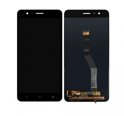 Lcd With Touch Screen For Asus Zenfone 3 Zoom Ze553kl Black By - Maxbhi Com