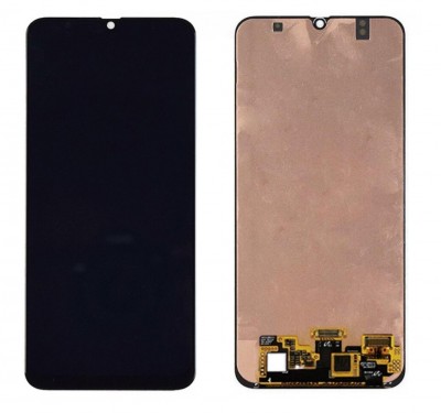 Lcd With Touch Screen For Samsung Galaxy M30 Black By - Maxbhi Com