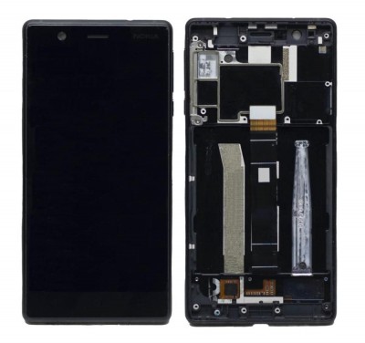 Lcd With Touch Screen For Nokia 3 Black By - Maxbhi Com