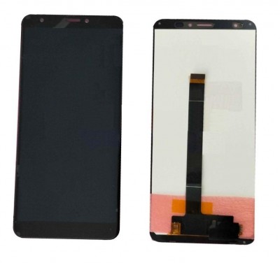 Lcd With Touch Screen For Lava Iris 88 Black By - Maxbhi Com