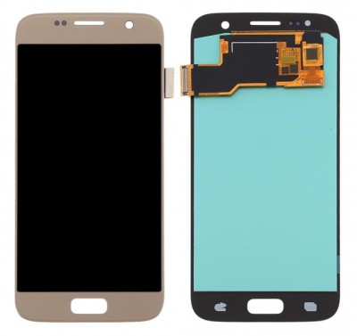 Lcd With Touch Screen For Samsung Galaxy S7 64gb Gold By - Maxbhi Com