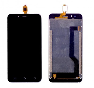 Lcd With Touch Screen For Intex Cloud Swift Black By - Maxbhi Com