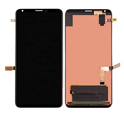 Lcd With Touch Screen For Lg V35 Thinq Black By - Maxbhi Com