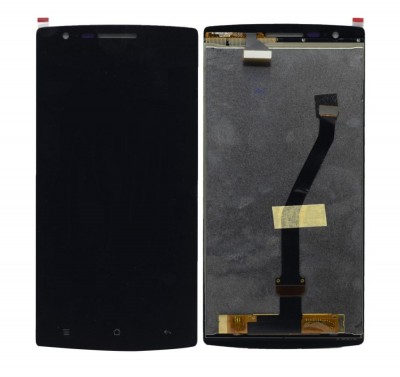 Lcd With Touch Screen For Oneplus One Black By - Maxbhi Com