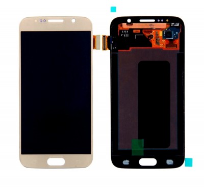 Lcd With Touch Screen For Samsung Galaxy S6 Gold By - Maxbhi Com