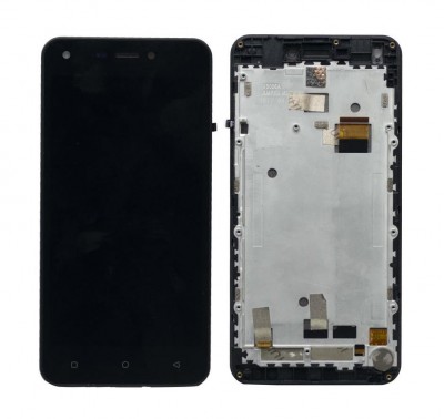 Lcd With Touch Screen For Karbonn Aura Power 4g Plus Black By - Maxbhi Com