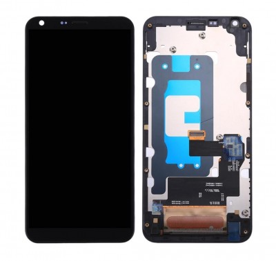 Lcd With Touch Screen For Lg Q6black By - Maxbhi Com