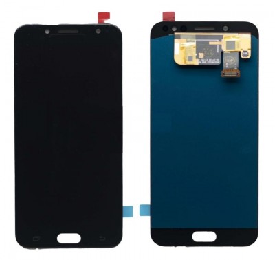 Lcd With Touch Screen For Samsung Galaxy C8 Black By - Maxbhi Com