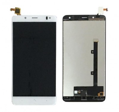 Lcd With Touch Screen For Bq Aquaris V White By - Maxbhi Com