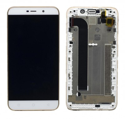 Lcd With Touch Screen For Coolpad Note 3 Lite White By - Maxbhi Com