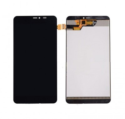 Lcd With Touch Screen For Microsoft Lumia 640 Xl Lte Black By - Maxbhi Com