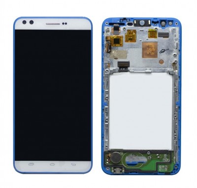 Lcd With Touch Screen For Karbonn Titanium Mach Five Blue By - Maxbhi Com