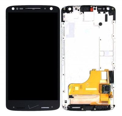 Lcd With Touch Screen For Motorola Moto X Force 64gb Black By - Maxbhi Com