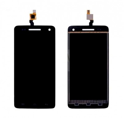Lcd With Touch Screen For Micromax A120 Canvas 2 Colors Black By - Maxbhi Com