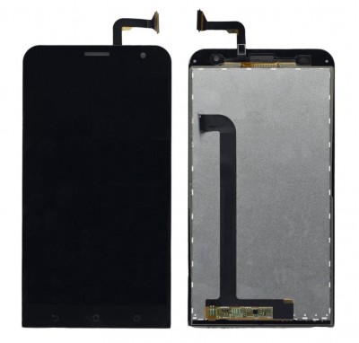Lcd With Touch Screen For Asus Zenfone 2 Laser Ze550kl Black By - Maxbhi Com