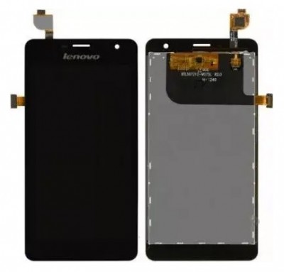 Lcd With Touch Screen For Lenovo K860 Black By - Maxbhi Com