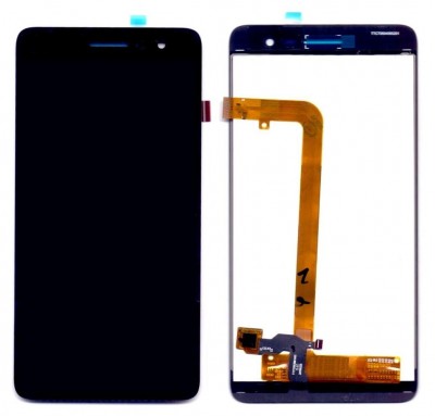 Lcd With Touch Screen For Lava Iris Fuel F1 Black By - Maxbhi Com
