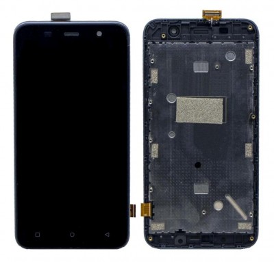 Lcd With Touch Screen For Gionee Pioneer P3s Black By - Maxbhi Com