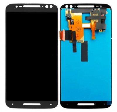 Lcd With Touch Screen For Motorola Moto X Style 32gb Black By - Maxbhi Com