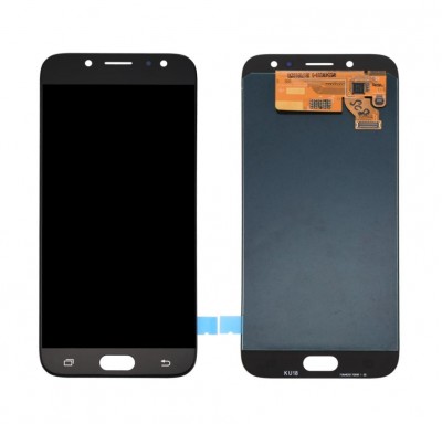 Lcd With Touch Screen For Samsung Galaxy J7 2017 Black By - Maxbhi Com