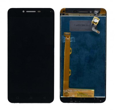 Lcd With Touch Screen For Lenovo K5 Black By - Maxbhi Com