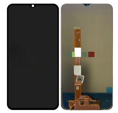 Lcd With Touch Screen For Vivo Iqoo Z7i Black By - Maxbhi Com