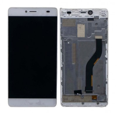 Lcd With Touch Screen For Panasonic P71 White By - Maxbhi Com